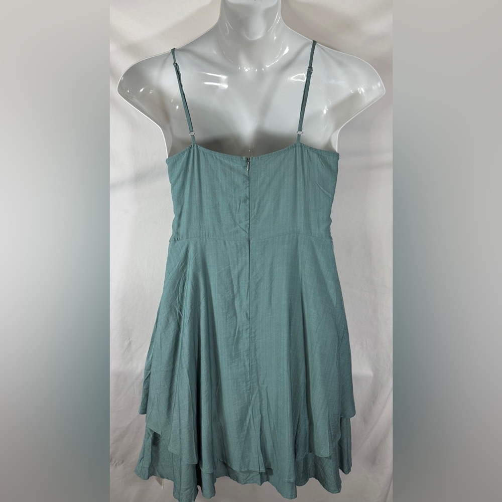 CUPSHE Ruffled Hem Faux Wrap Dress - Picture 6 of 14